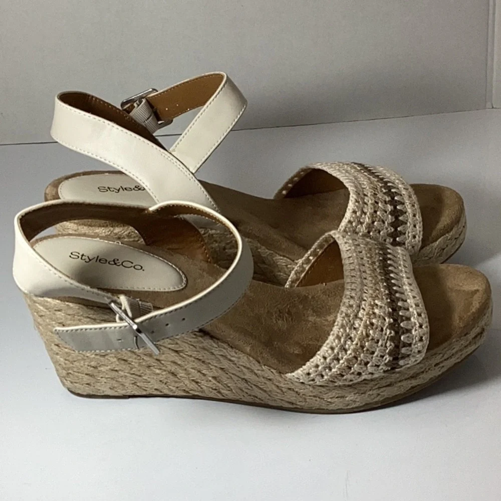 STYLE & CO Women's Siggyy Wedge Sandals